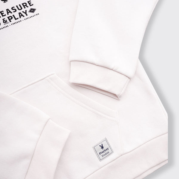 Playboy Play PB Zip Up Hoodie Men's - Hoodies White