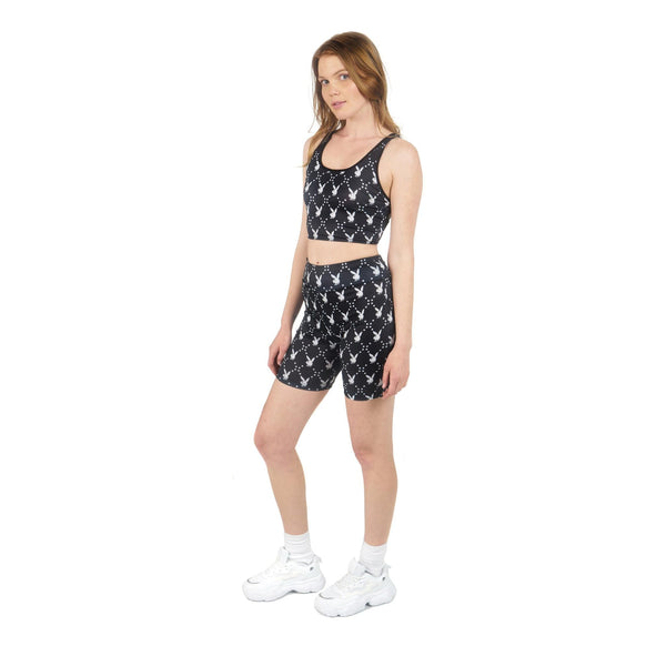 Playboy Rabbit Head Biking Short Women's - Shorts 0