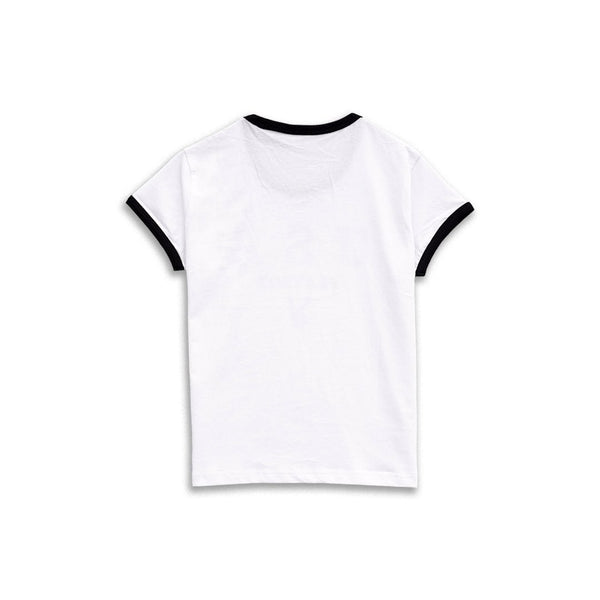 Playboy Playboy Script Baby Ringer Tee Women's - Tees White