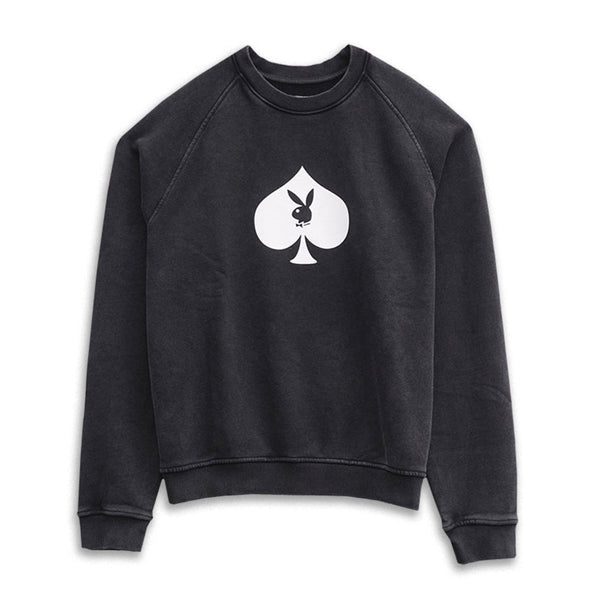 playboy Playboy Spade Sweatshirt Men's - Sweatshirts Vintage Black