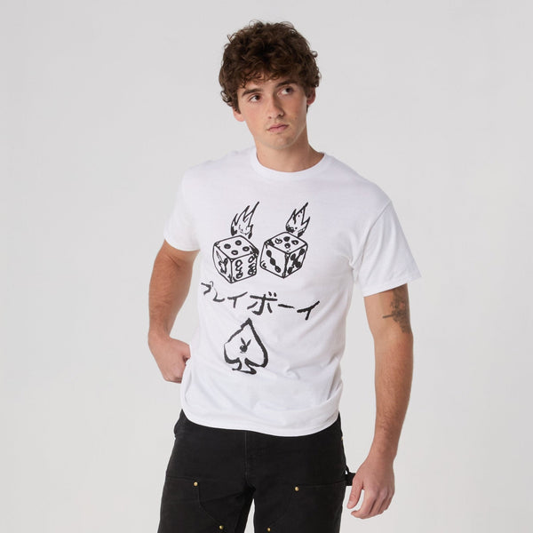 Playboy Stacked Tee Men's - T-Shirts Black