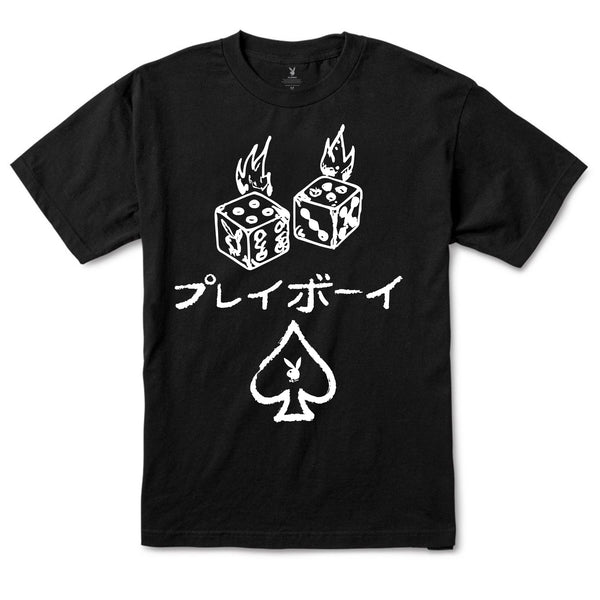 playboy Stacked Tee Men's - T-Shirts Black