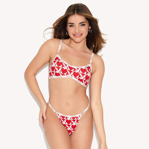 Playboy The Basics Thong Women's - Thong Rose