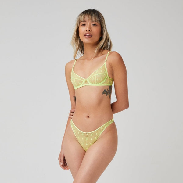 Playboy The Icon Thong Women's - Thong Baby Pink