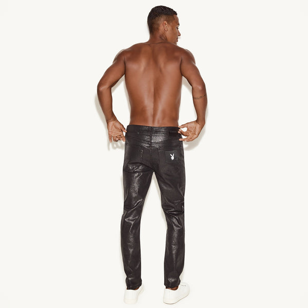 Playboy The Skinny Jean Waxed Denim Men's - Denim 30