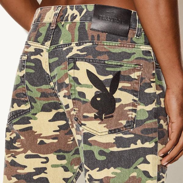 Playboy The Straight Leg Jean Camo Men's - Denim 36