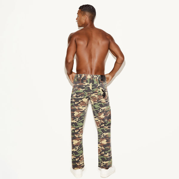 Playboy The Straight Leg Jean Camo Men's - Denim 36