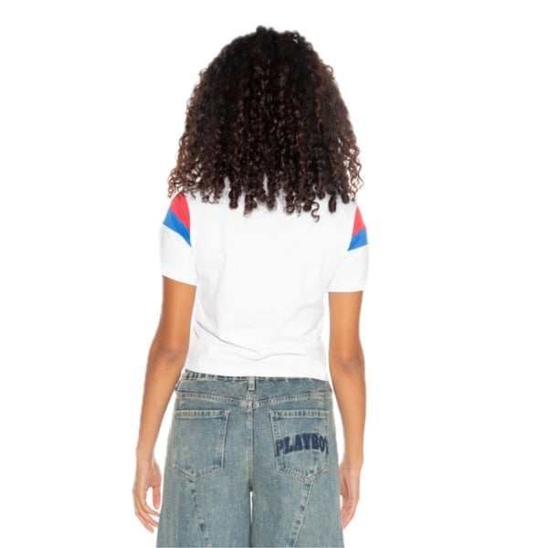 Playboy Varsity Graphic Tee Women's - Tee White