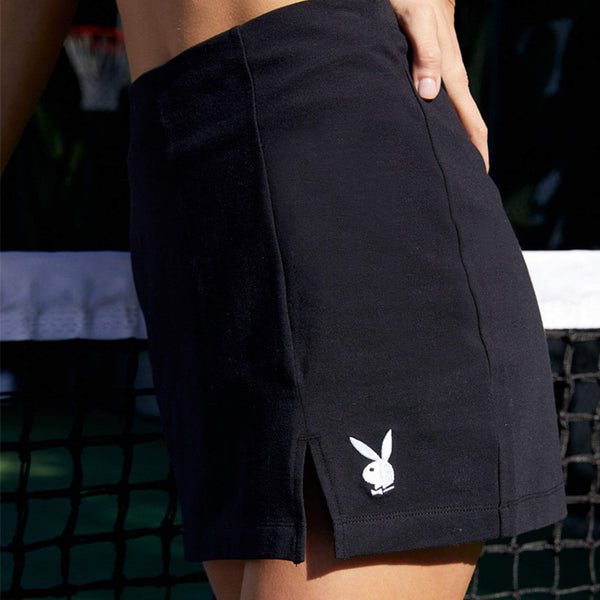 Playboy Women's Slit Skirt Women's - Skirts Grey