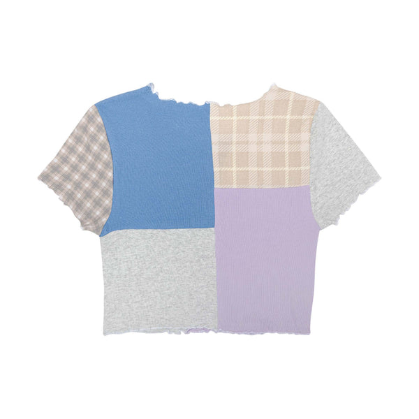 Playboy Women's Splice Baby Tee Women's - Tops Multi