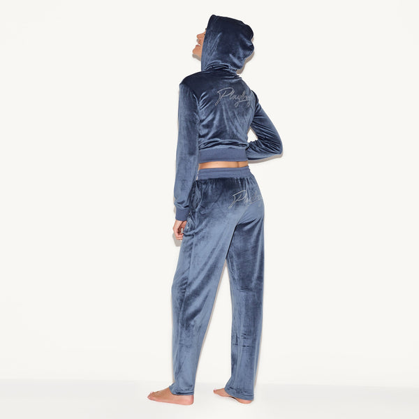 Playboy Playboy Women's Velour Pants Women's - Pants Black