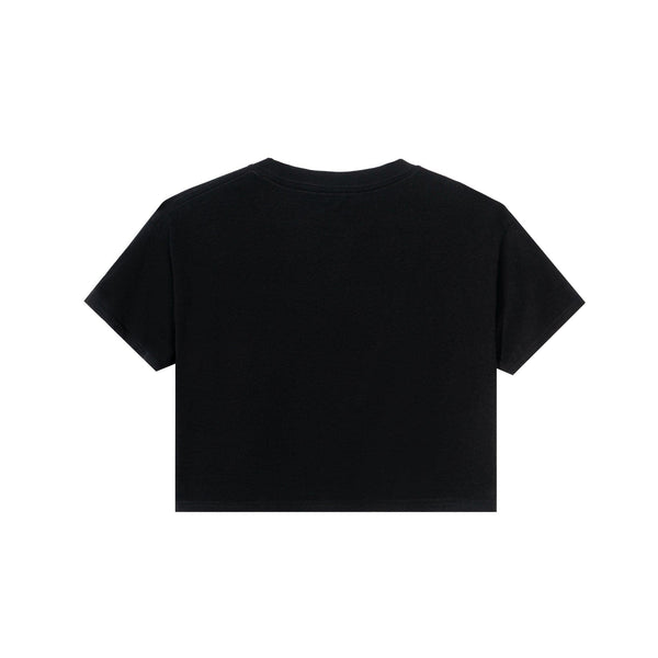 Playboy Playboy X Color Bars Spiral Women's Cropped T-Shirt Women's - T-Shirts Black