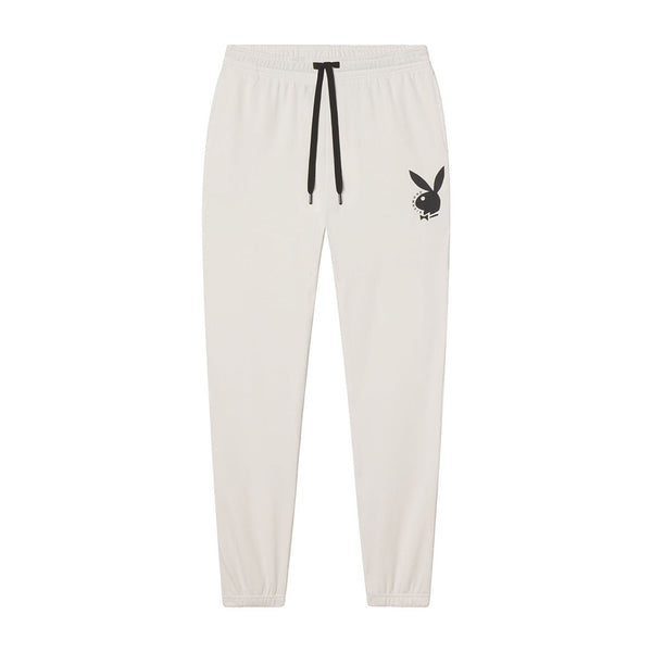 playboy Playboy x John Richmond Classic Logo Sweatpants Men's - Sweatpants Off-white