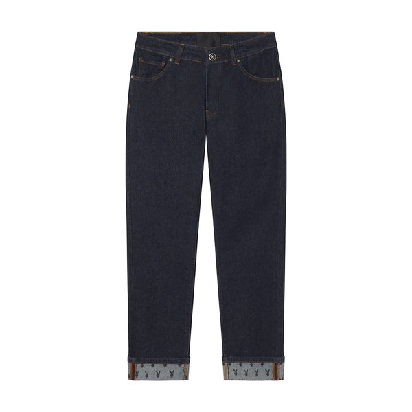 playboy Playboy x John Richmond Denim Pants Men's - Denim Dark Blue