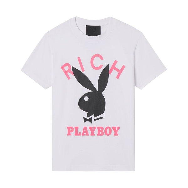 playboy Playboy x John Richmond Logo T-Shirt Men's - T-Shirts White