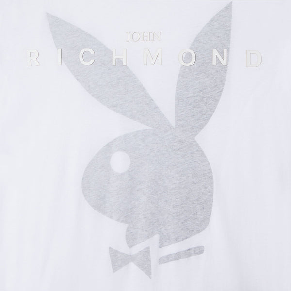 Playboy Playboy X John Richmond Rabbit Head T-Shirt Men's - T-Shirts White