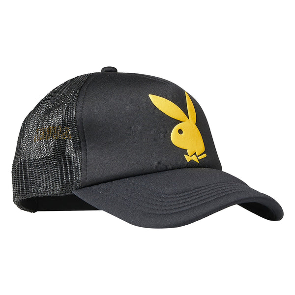 Playboy Playboy X Pleasures Bunny Trucker Hat Accessories - Hat Black