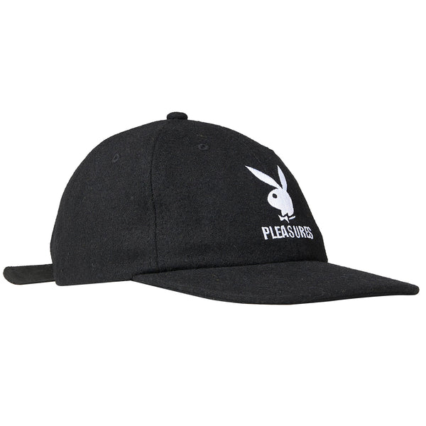 Playboy Playboy X Pleasures Wool Strapback Hat Accessories - Hat Black