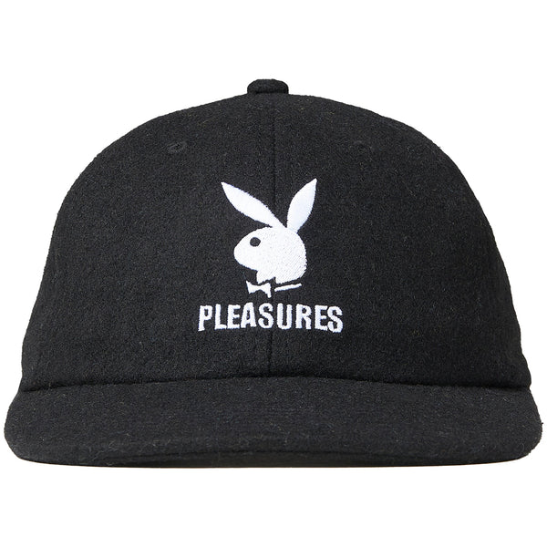 playboy Playboy x Pleasures Wool Strapback Hat Accessories - Hat Black