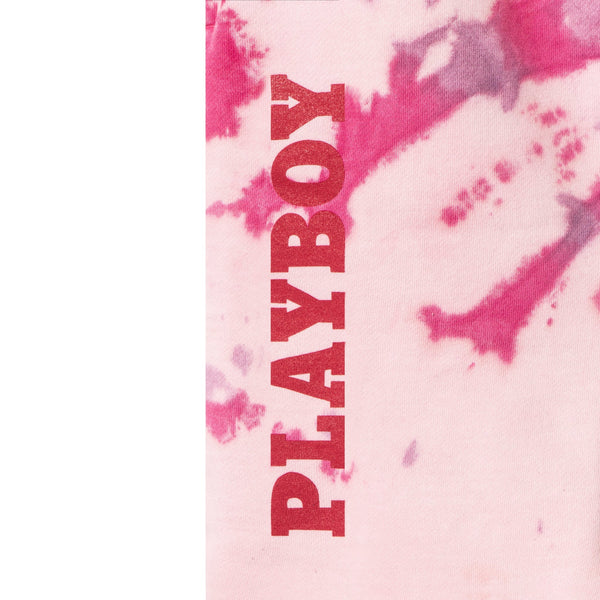 Playboy Playmate Pink Tie Dye Shorts Women's - Shorts SMALL