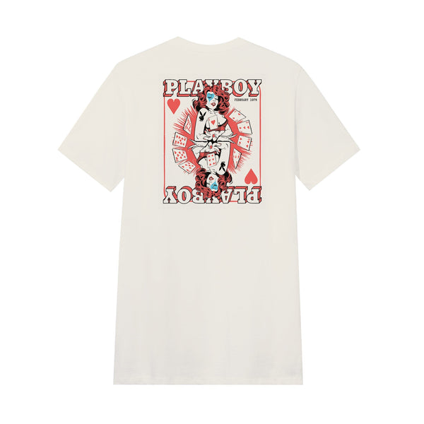 playboy Queen of Hearts T-Shirt Men's - T-Shirts White