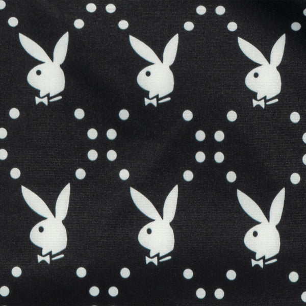 Playboy Rabbit Head Cropped Racer Tank Women's - Tank Black