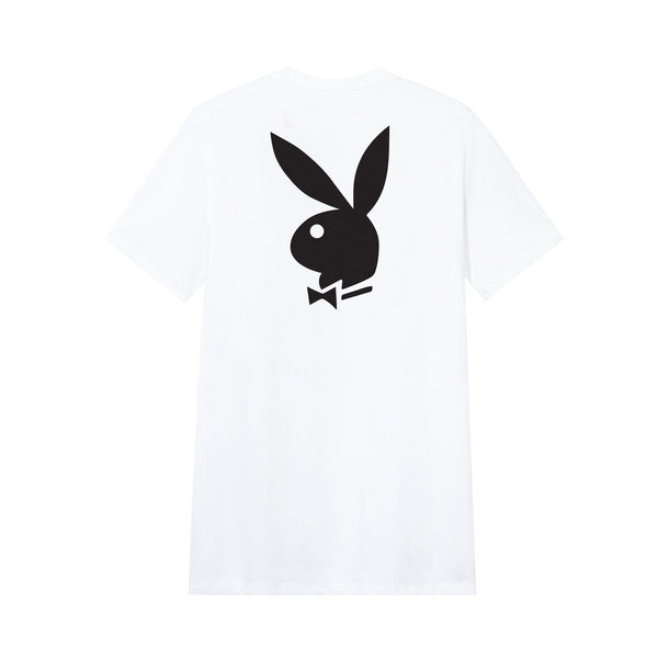 Playboy Rabbit Head Logo T-Shirt Men's - T-Shirts White With Black