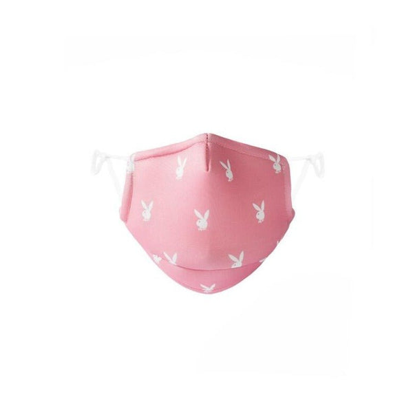 playboy Rabbit Heads Adjustable Face Mask Accessories - Face Mask