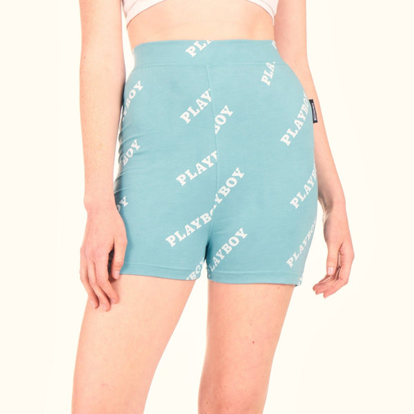 Playboy Repeating Masthead Bike Shorts Women's - Shorts 0