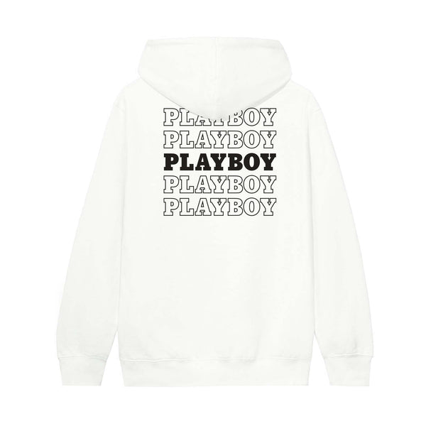 Playboy Repeating Masthead Hoodie Men's - Hoodies Tan