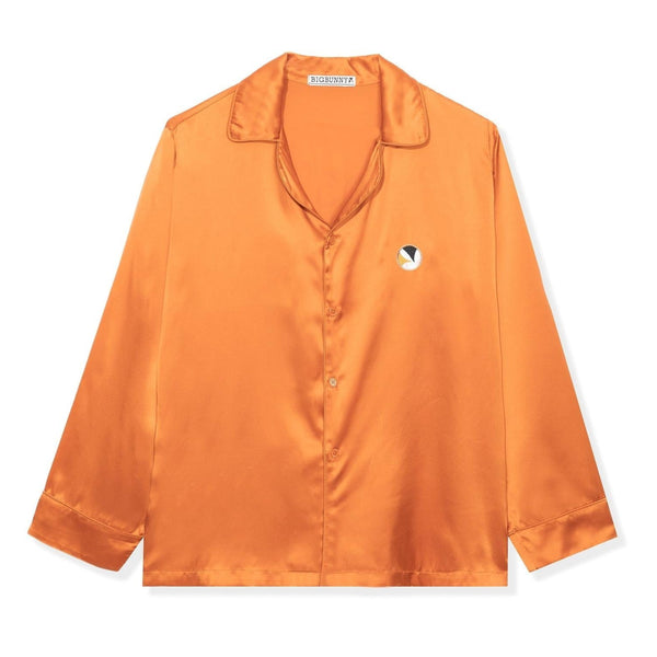 Playboy Silk Button Down Collared Top Women's - Tops Olive