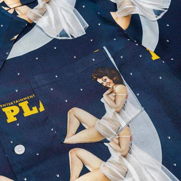 Playboy Soulland December 1973 Playboy Camp Shirt Men's - Shirt Navy