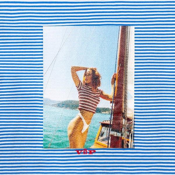 Playboy Striped VIP Club T-Shirt Men's - T-Shirts SMALL