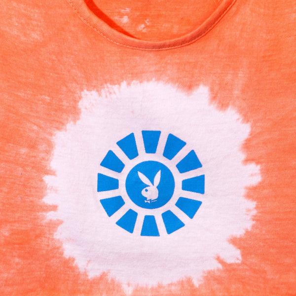 Playboy Sunburst Graphic Cropped Tank Women's - Tank SMALL