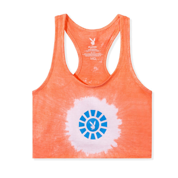 playboy Sunburst Graphic Cropped Tank Women's - Tank SMALL