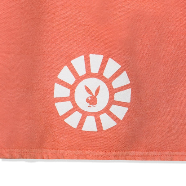 Playboy Sunburst Graphic Sweatshorts Women's - Shorts Peach
