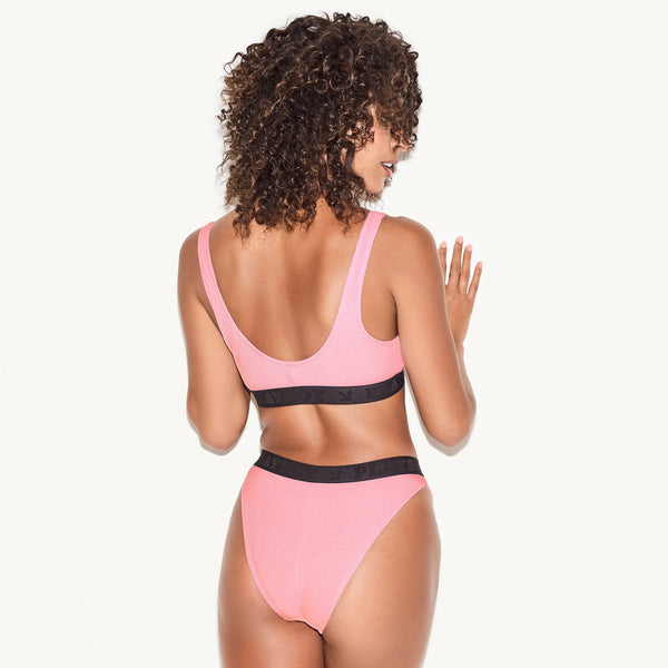 Playboy The Essentials Rib Brief Women's - Panty Grey