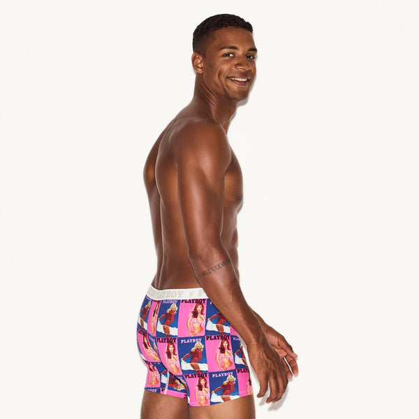 Playboy The March 1975 Cover Boxer Brief Men's - Underwear March 1975 & June 2000 Covers