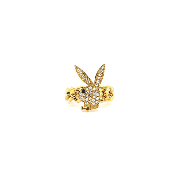 Playboy The Playboy Chain Ring Accessories - Jewelry Gold
