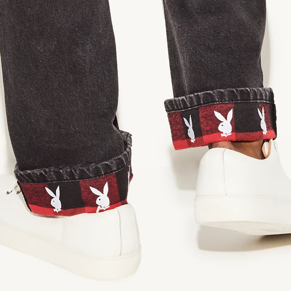 Playboy The Straight Leg Jean Vintage Black Wash Men's - Denim 30