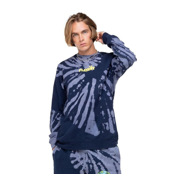 Playboy Tie-Dye Au Naturel Sweatshirt Men's - Sweatshirts SMALL