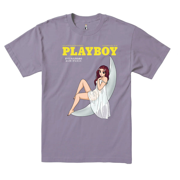 playboy Tokyo Club Moonlit T-Shirt Men's - T-Shirts Lavender
