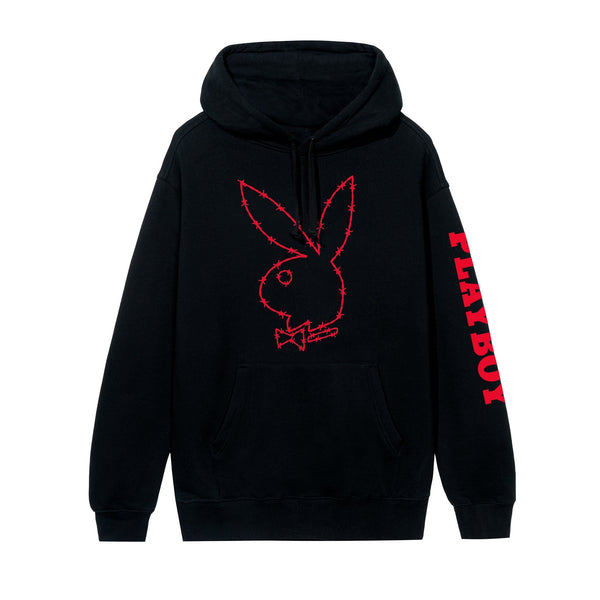 playboy Tough Love Rabbit Head Hoodie Men's - Hoodies SMALL