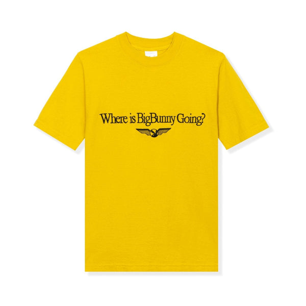 playboy Where is BigBunny Going? T-Shirt Men's - T-Shirts Mustard