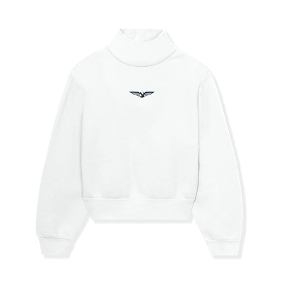 Playboy Women's Aviation Wings High Neck Cropped Sweatshirt Women's - Sweatshirts Mustard