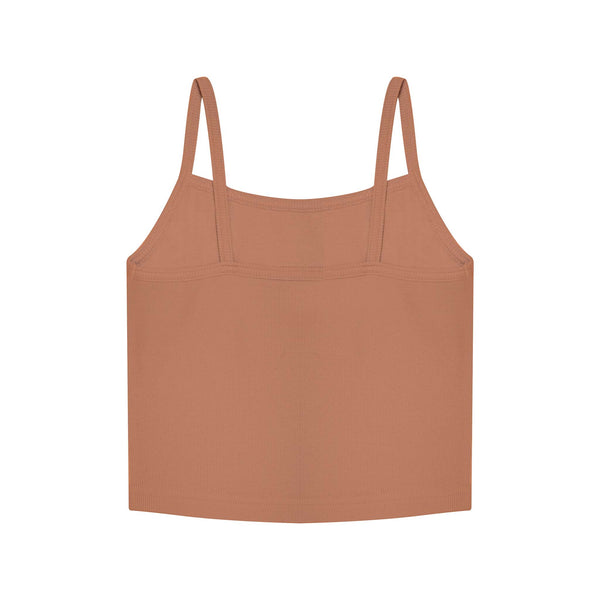 Playboy Women's Bunny Heart Binded Cami Women's - Tank Beaver Fur