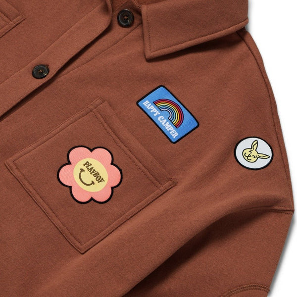 Playboy Women's Camp Button Down Shirt Women's - Shirt Acorn