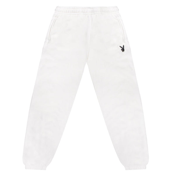 playboy Women's Classic Boyfriend Sweatpants Women's - Sweatpants White
