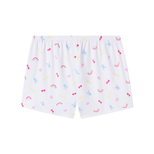 Playboy Women's Dream Lounge Shorts Women's - Shorts White