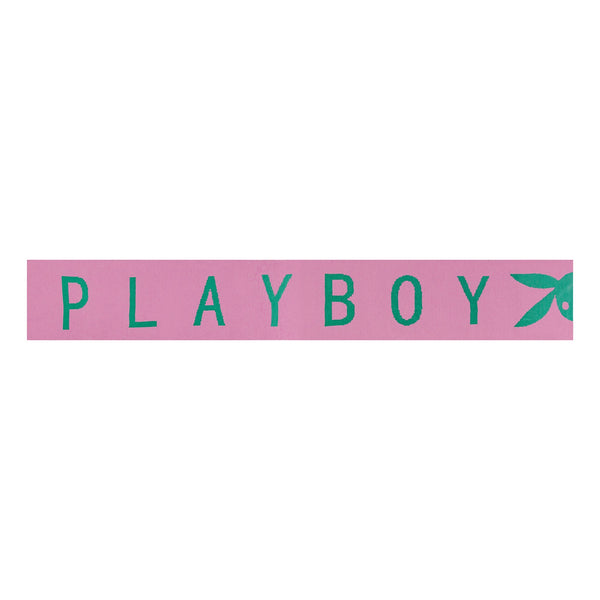 Playboy Women's Knit Logo Scarf Accessories - Scarf Green
